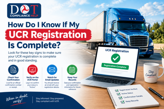 How Do I Know If My UCR Registration Is Complete?