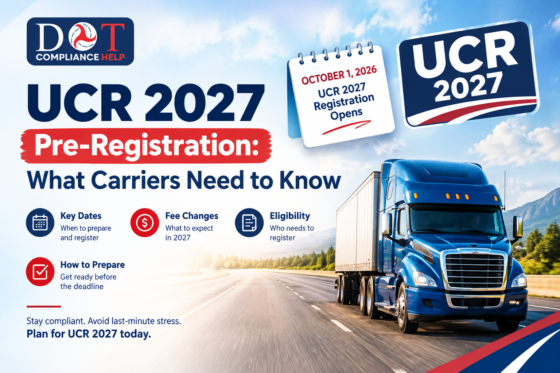 UCR 2027 Pre-Registration: What Carriers Need to Know