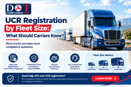 UCR Registration by Fleet Size: What Should Carriers Know?